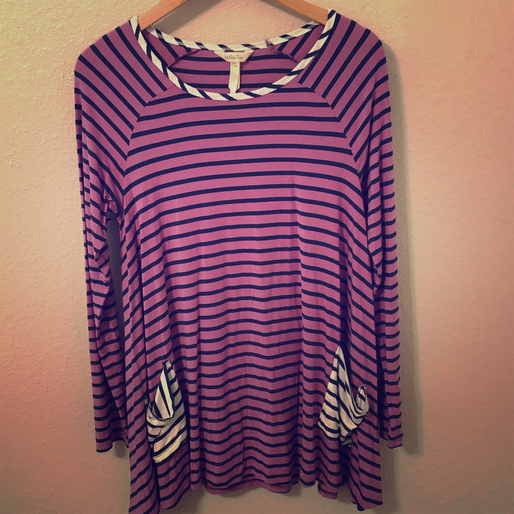 Matilda Jane Women’s Aline top with pockets S MJ